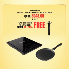 INDUCTION COOKER SF-IC10 + NONSTICK DOSA TAWA 300 MM IB